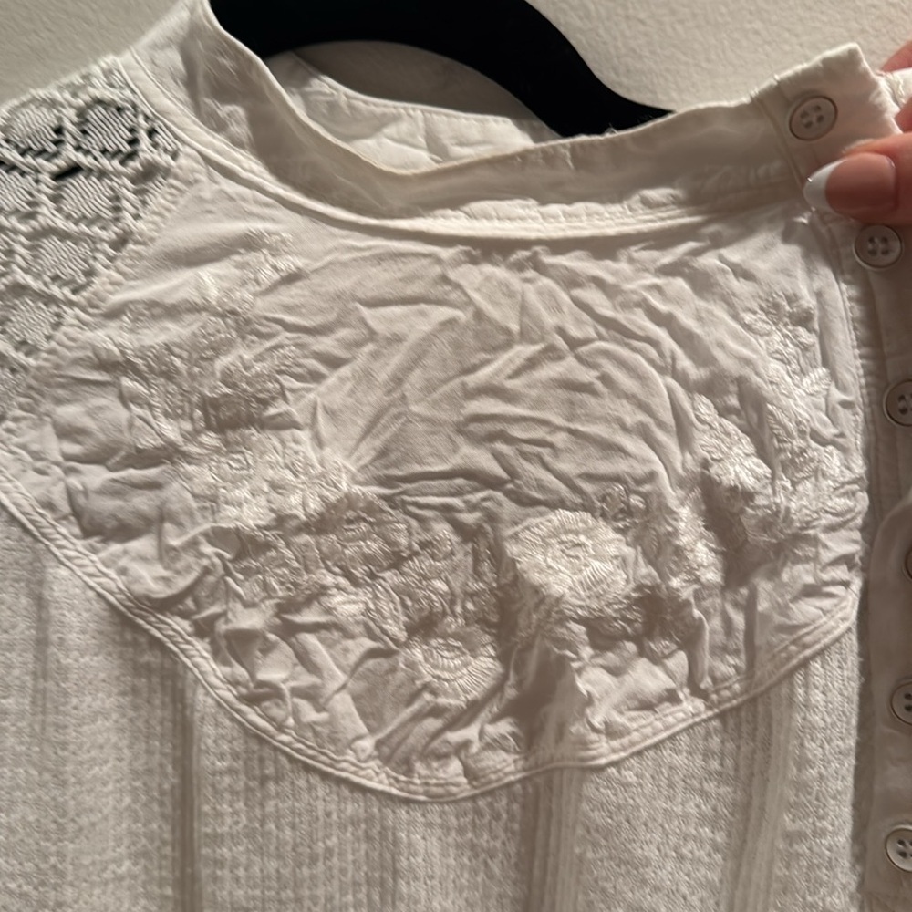 Free People The Sweetest Thing embroidered top Medium - Picture 4 of 9